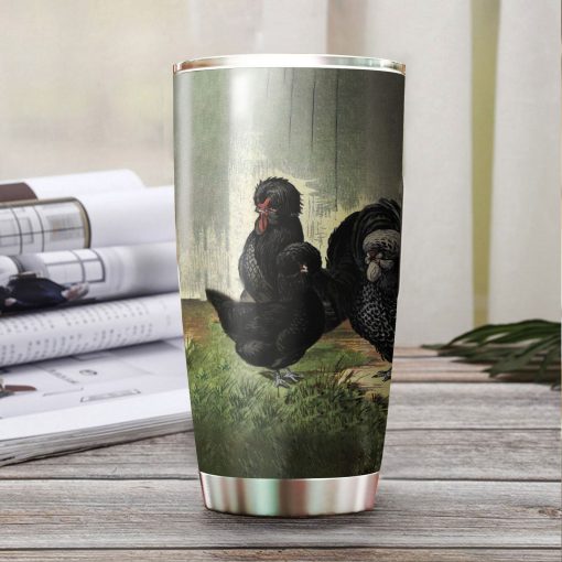 Beautiful French Breeds Chickens Chicken Stainless Steel Tumbler, Gift For Boyfriend, Birthday Gift For Husband, Gift For Best Friend