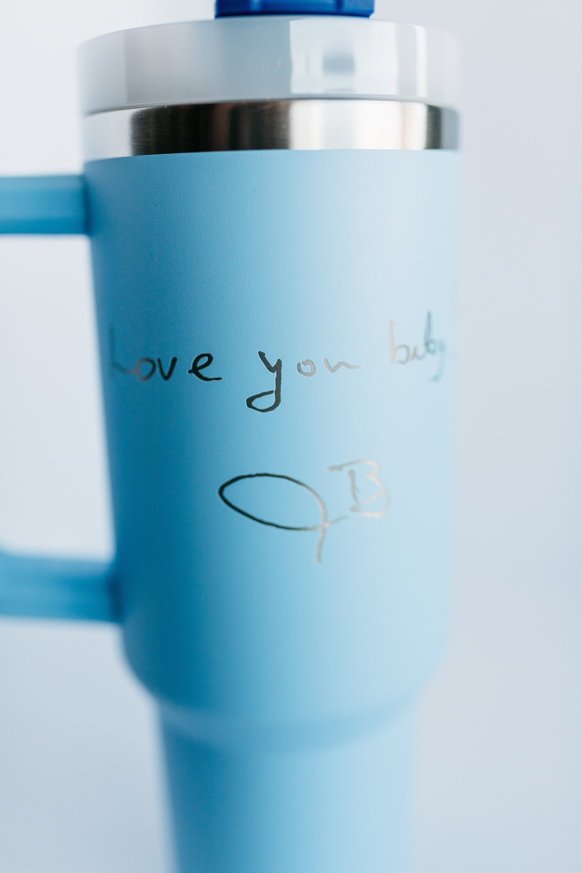 Stanley 40oz tumbler | Your own handwritten text Custom Engraved