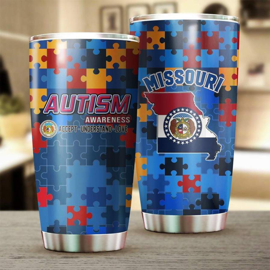 [Stainless Steel Tumbler] STA107 Missouri State Stainless Steel Tumbler Missouri State Stainless Steel Mug Father’s Day gifts, Mother’s Day gift