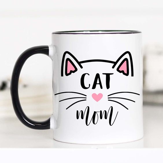 cat mom mug