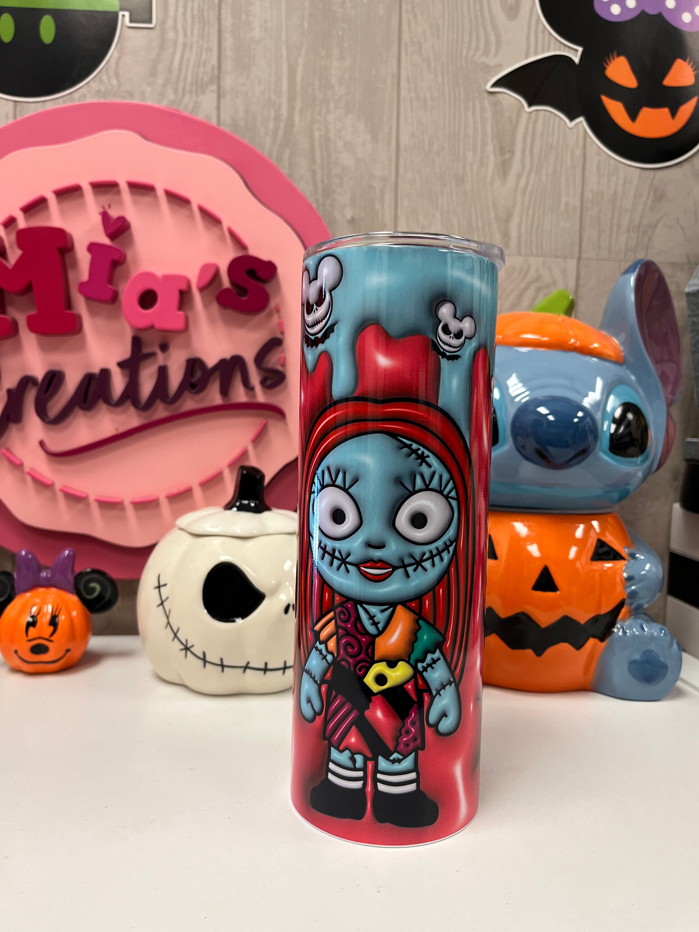 Sally custom tumbler, Nightmare before Christmas tumbler