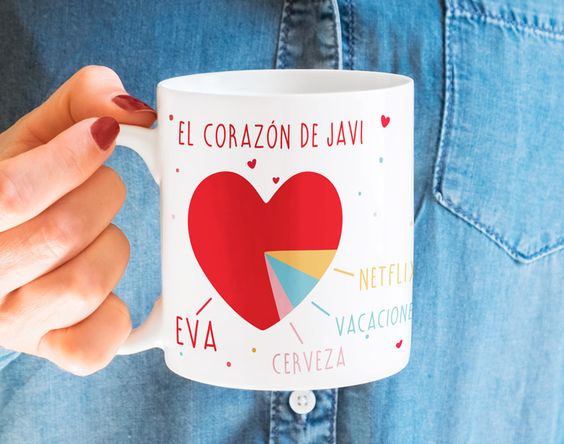 Taza personalizada “Reparto de mi corazón” Mug