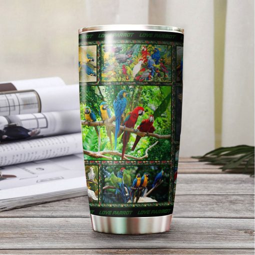 Parrots Stainless Steel Tumbler, Gift For Best Friend, Gifts For Friends Birthday, Gift Ideas For Mom, Gift For Wife, Gift For Mother