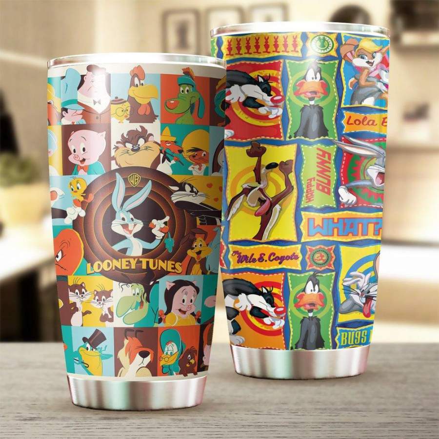 Looney tunes Stainless Steel Tumbler 20 Oz, Looney tunes Stainless Steel Mug Cartoon