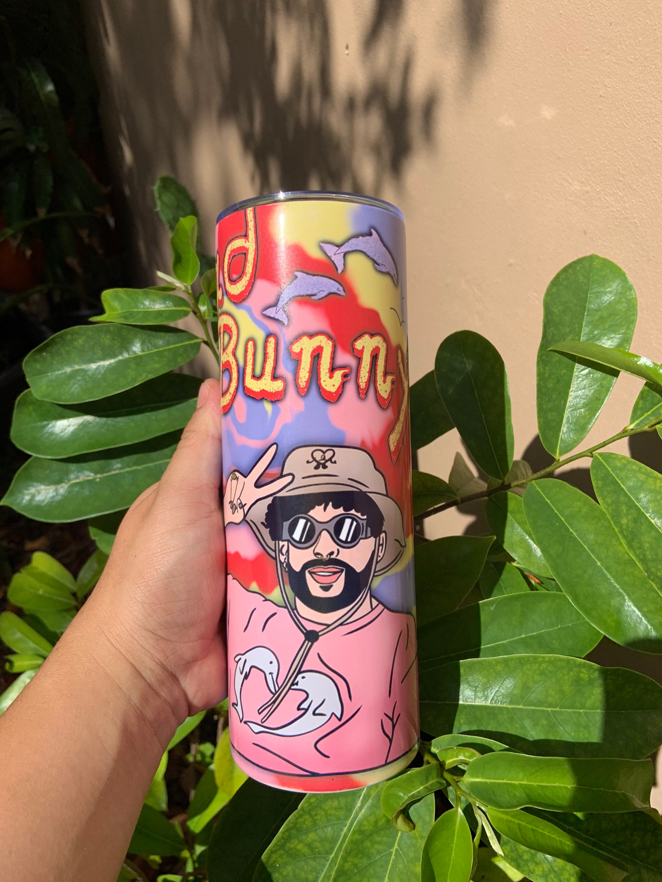 Bad Bunny Un Verano sin ti tumbler, Bad Bunny Inspired Tumbler, Stain steel tumbler