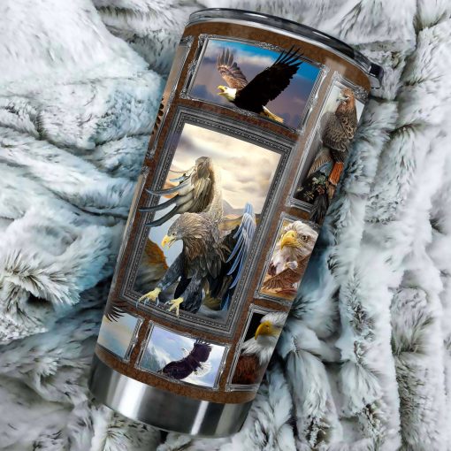 Beautiful Eagle Stainless Steel Tumbler, Gifts To Grandpa, Birthday Gifts For Mom, Mother’S Day Gifts, Gift For Mother, Dad Day Gifts