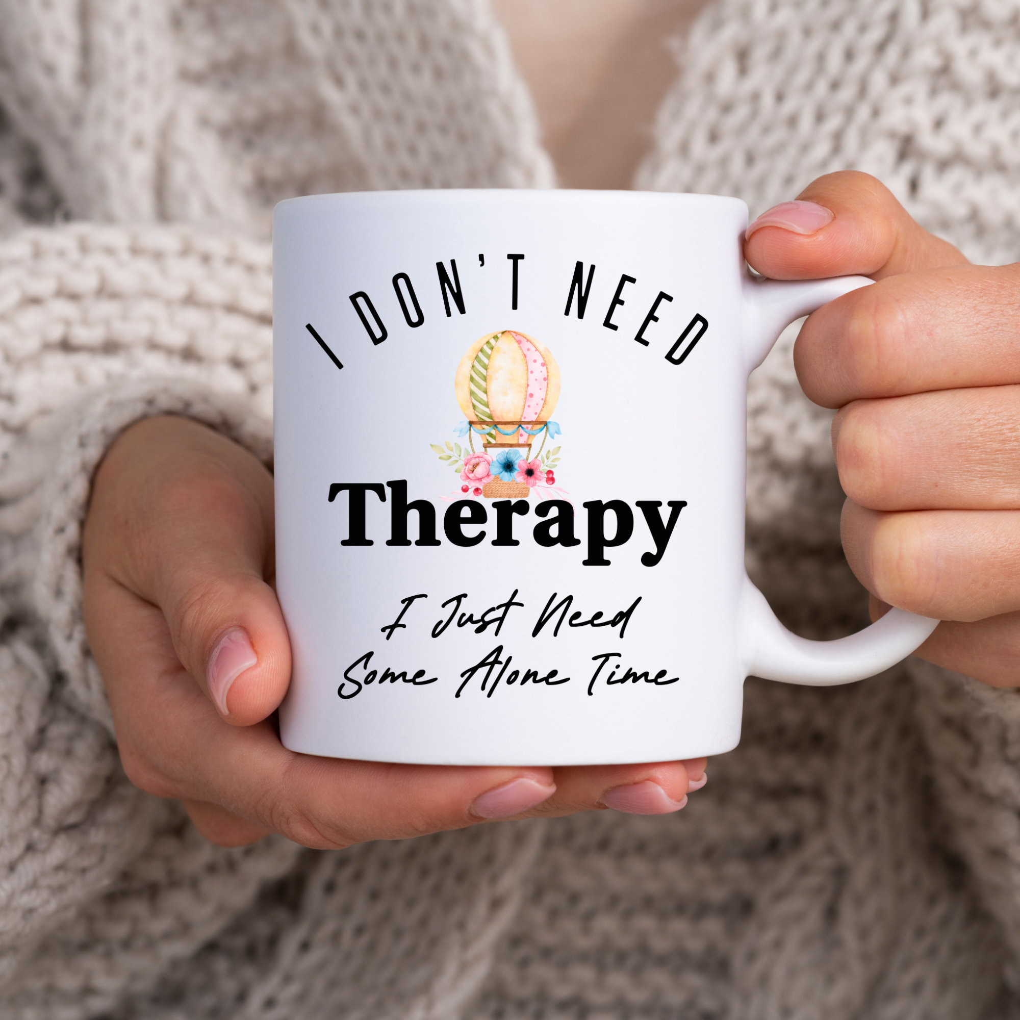 Funny Mug for Introverts I Don’t Need Therapy I Just Need Some Alone Time Anxiety Mug for Best Friend Funny Office Mug Funny Introvert Gift