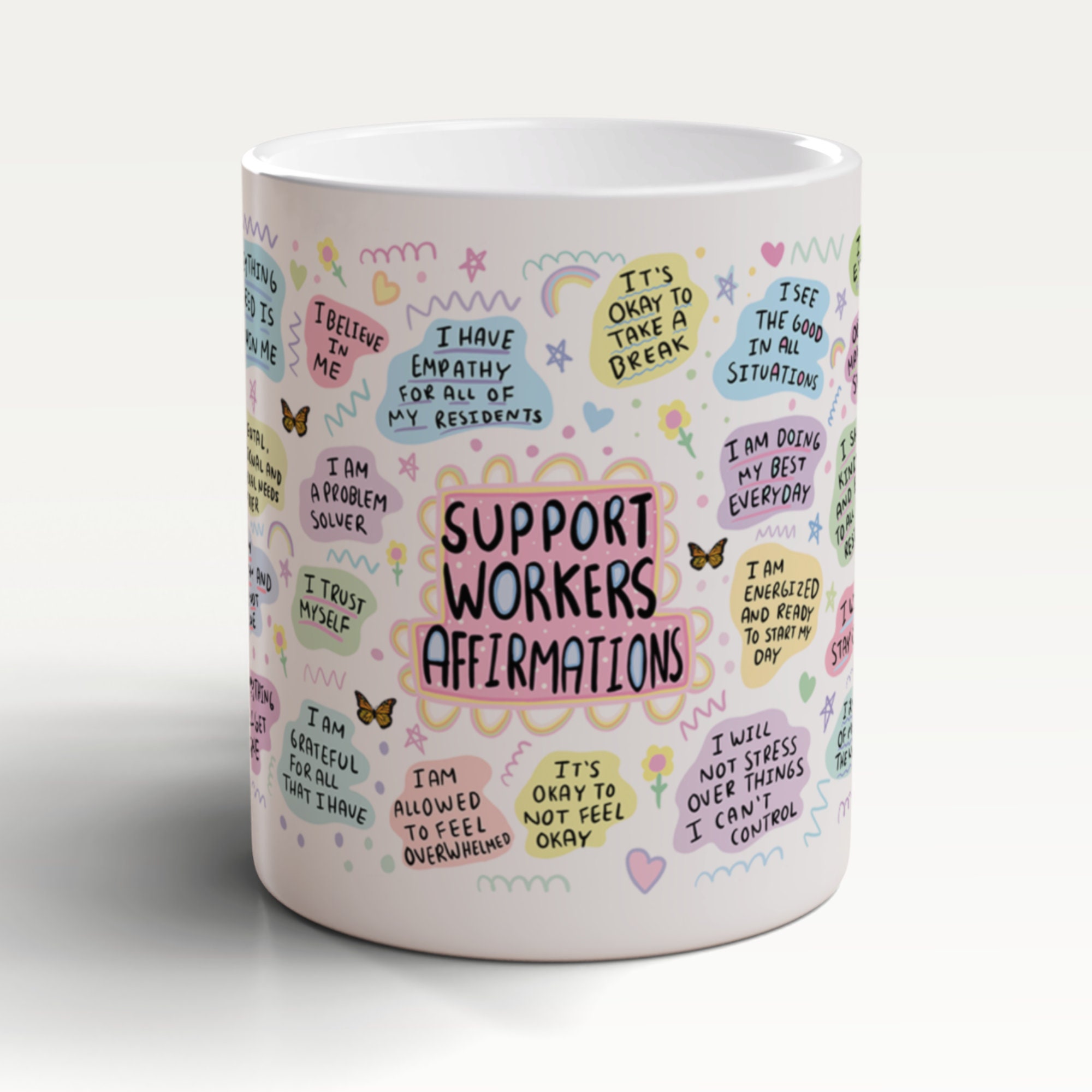 Support Worker Daily Affirmations, Support Worker Mug, Support Worker Gift