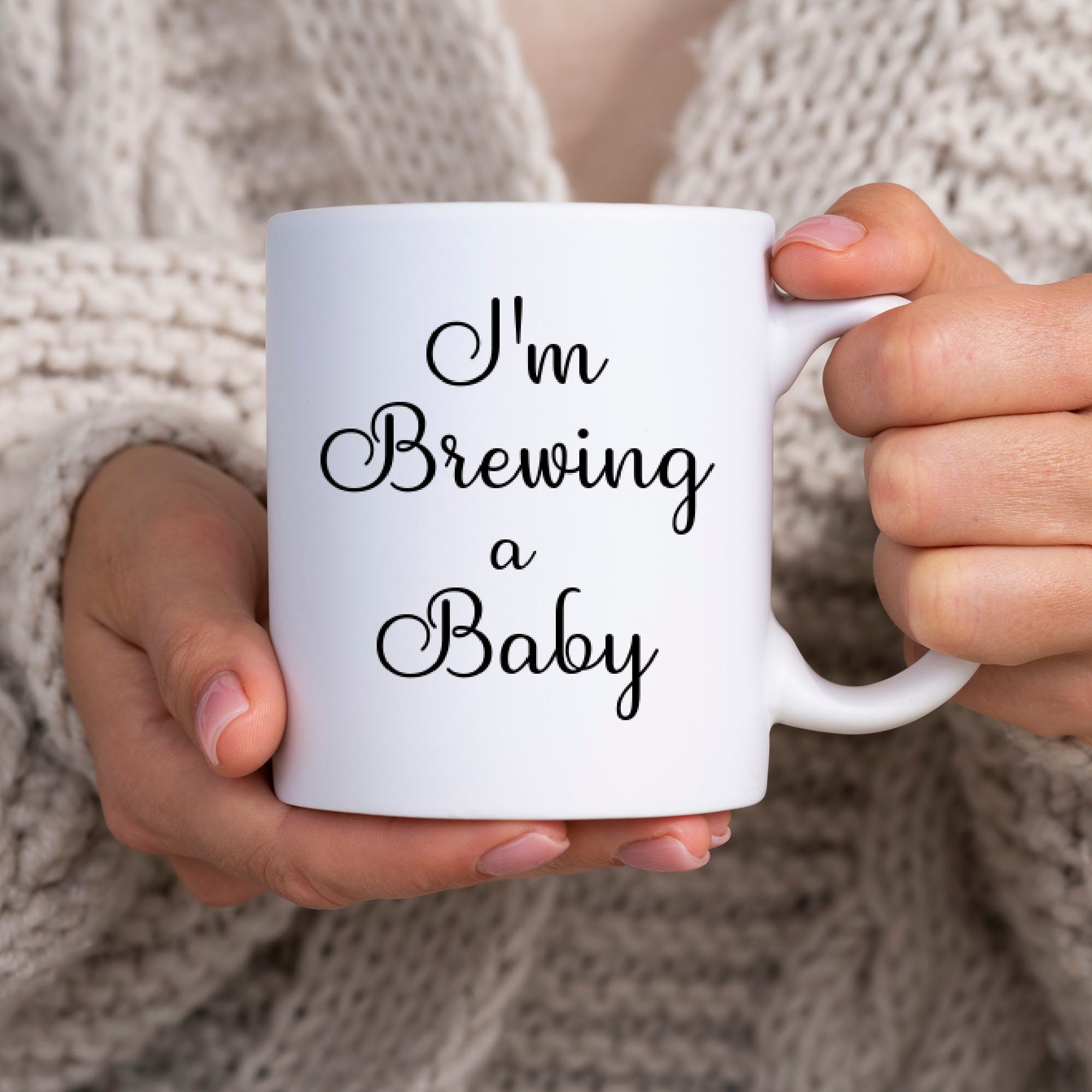 Expectant mother gift, I’m Brewing a Baby mug, mother to be gift, pregnancy reveal, baby shower gift, womens gift, mum to be gift, mummy mug