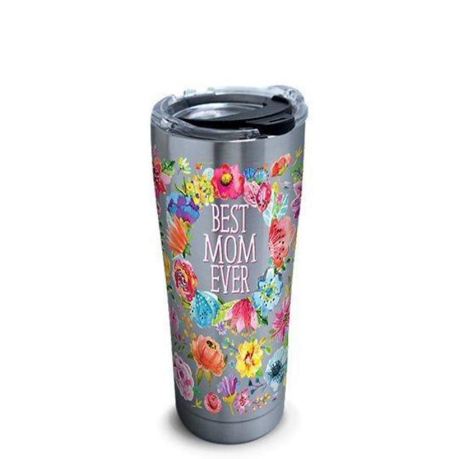 Best Mom Ever Floral CL15100009MDT 16oz 20oz Travel Mug Vacuum Sealed Tumblers