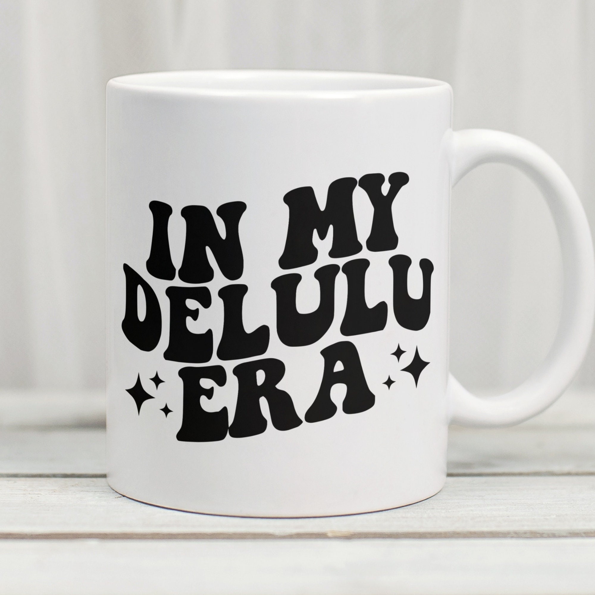 Delulu Mug, In My Delulu Era Mug, Staying Delulu Is The Solulu Mug, Delulu Meme Mug, Cute Phrase Cup, Meme Mug, Delulu Era