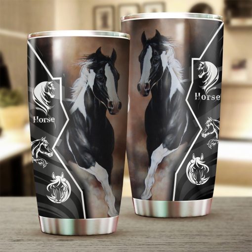 Love Horse Stainless Steel Tumbler, Gift For Husband, Mother Of The Bride Gifts, Gift For Sister, Mom Christmas Gifts, Gift For Wife