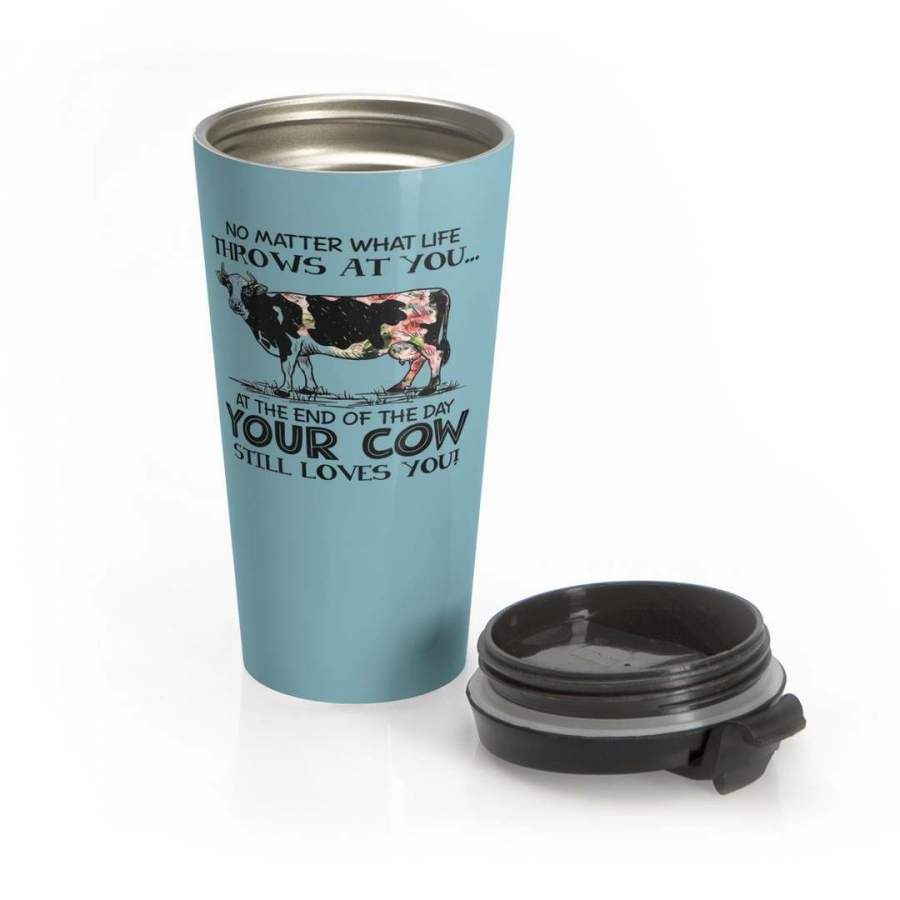 Cow CL15100038MDT 16oz 20oz Travel Mug Vacuum Sealed Tumblers