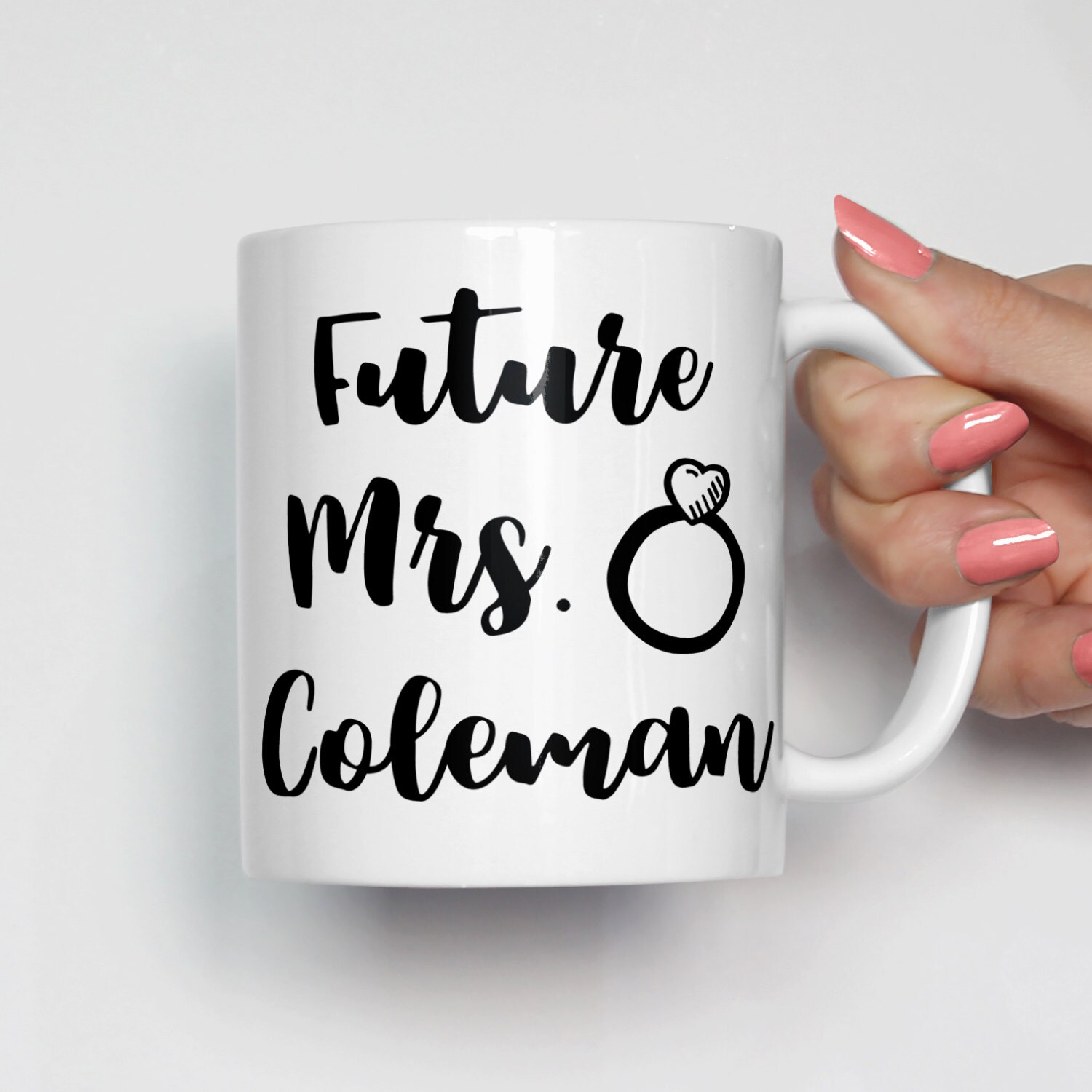 Future Mrs Gift, Engagement Coffee Mug, Future Mrs Mug, Future Wife Mug, Fiance Coffee Mug, Proposal Mug, Engagement Gift, Wedding Mug 0363