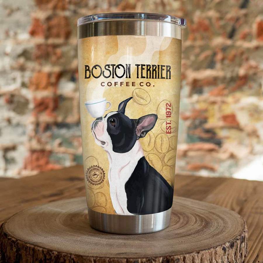 Boston Terrier Coffee Company Steel Tumbler FB0604 87O53