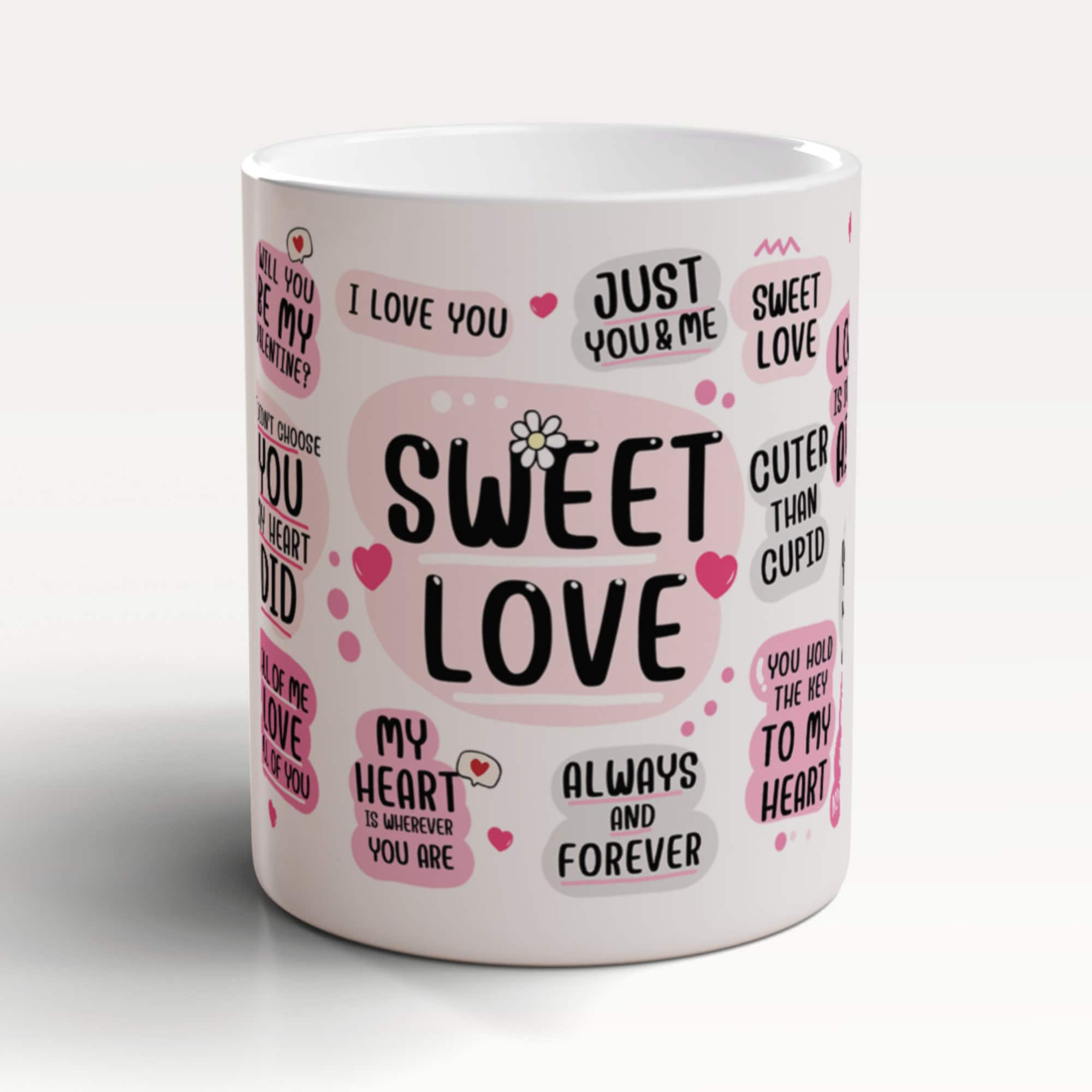 Sweet Love Mug, I love you Mug, Love Affirmation Mug, Valentines Mug, Cute Gift For Girlfriend