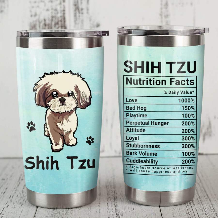 Shih Tzu Dog Steel Tumbler MR1301 69O52