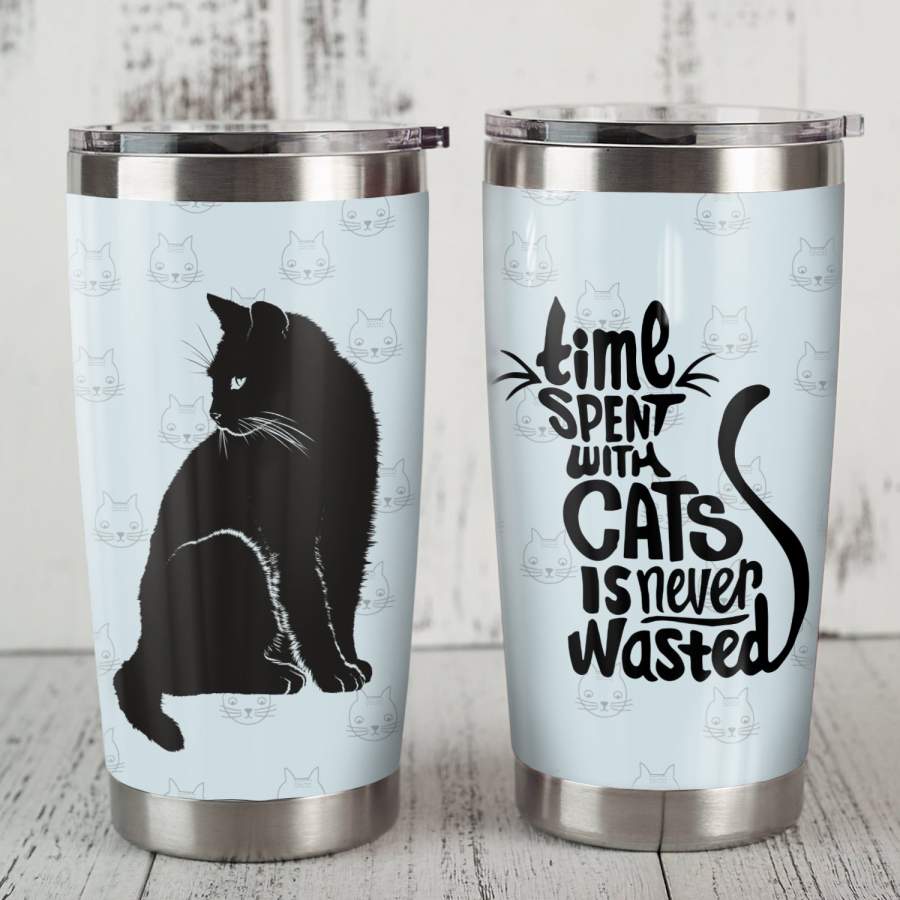 Black Cat Steel Tumbler MR1701 69O43