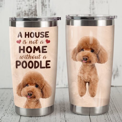 Poodle Dog Steel Tumbler, Gift For Best Friend, Birthday Gift For Boyfriend, Mother’S Day Gifts, Gifts For Dad, Good Gifts For Mom