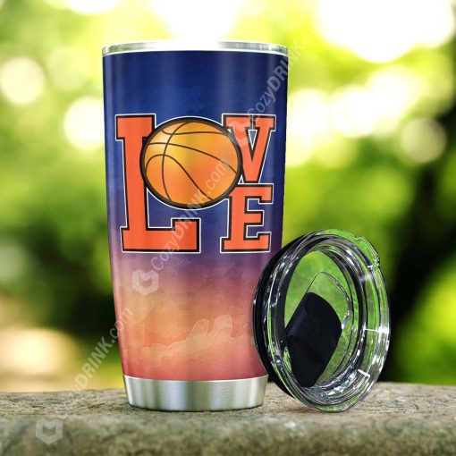 Love Basketball Stainless Steel Tumbler