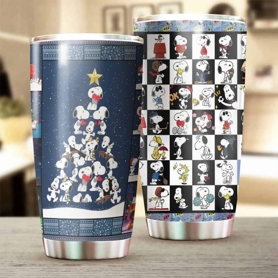 [Stainless Steel Tumbler 20 Oz] SNOOPY02 Snoopy Stainless Steel Tumbler, Snoopy Stainless Steel Mug Autism Father Day gifts, Mother Day gift