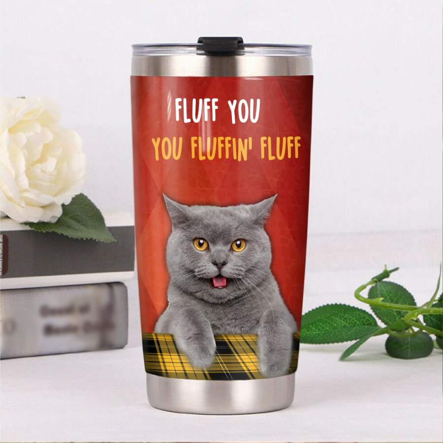 British Shorthair Cat Steel Tumbler MR1801 71O56