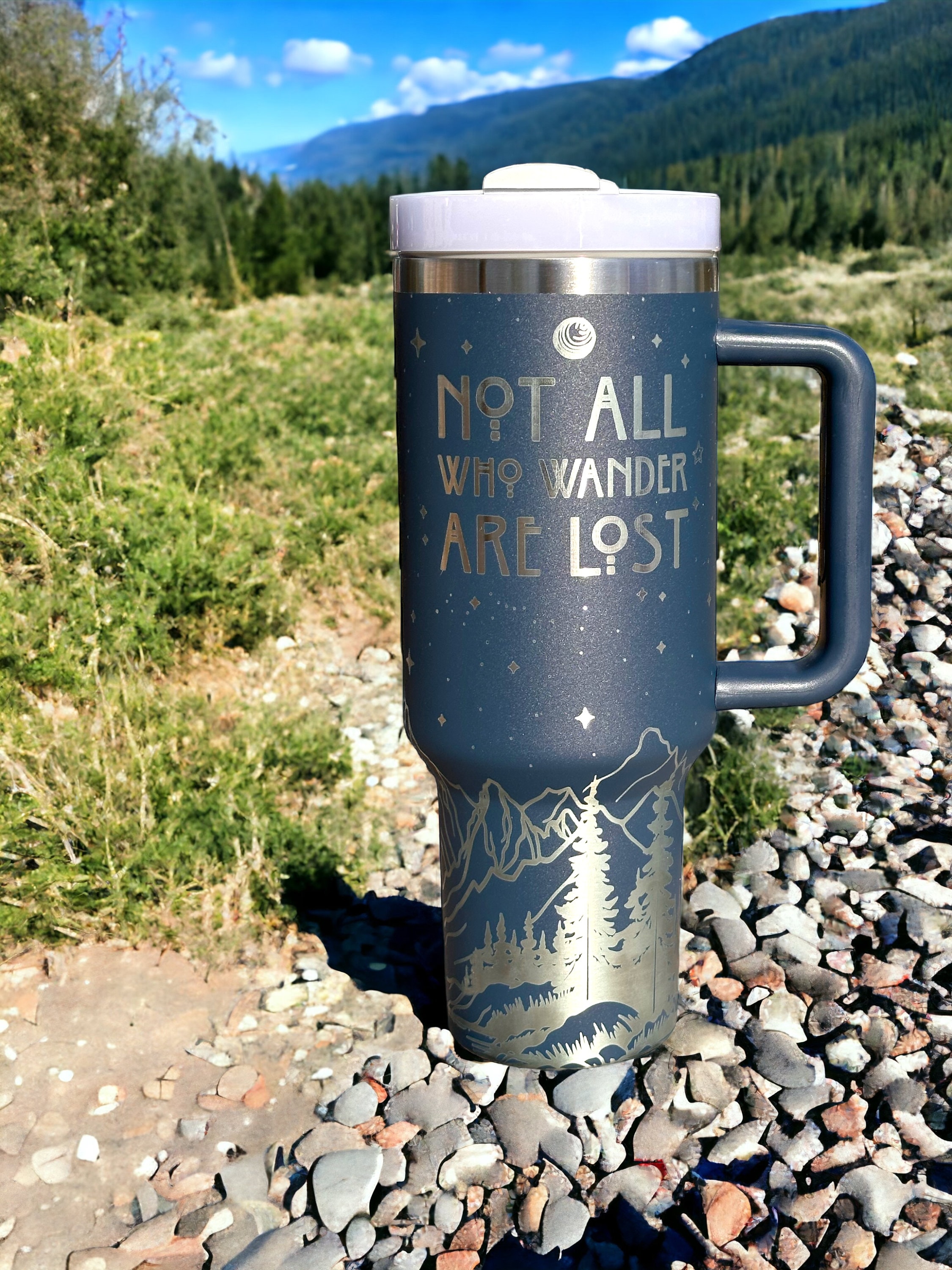 40oz Not All Who Wander Tumbler