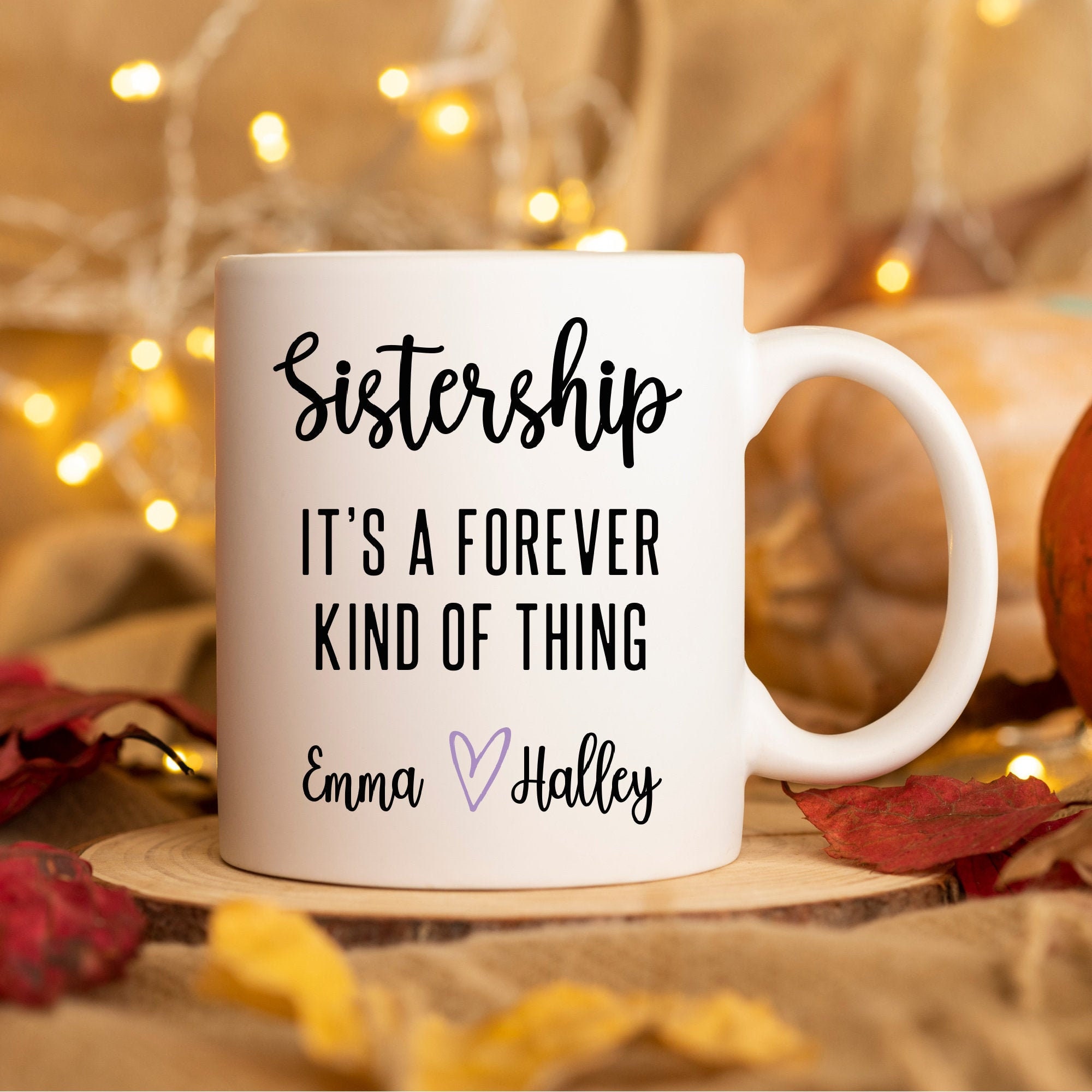 Personalized Sistership Mug for Best Friends or Sisters Long Distance Friendship Gift Moving Away Gift For Best Friend Best Friend BFF Mug