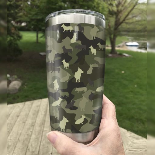 Corgi Dog Steel Tumbler, Gifts For Dad, Christmas Gift Ideas For Moms, Gift For Sister, Gift For Boyfriend, Birthday Gift, Best Gifts For Dad