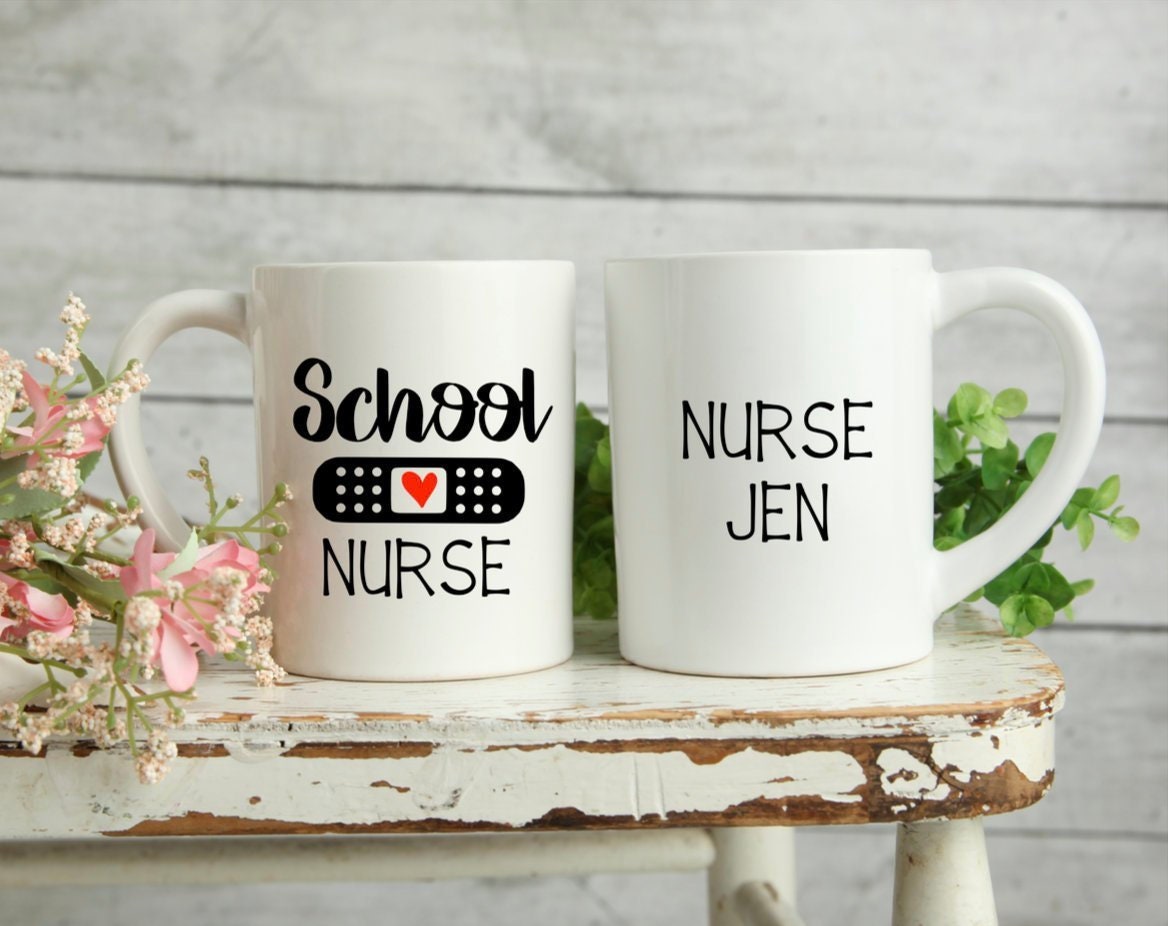 School Nurse coffee cup mug, School Nurse coffee mug, Nurse appreciation day gift school nurse week gift idea, personalized nurse gift