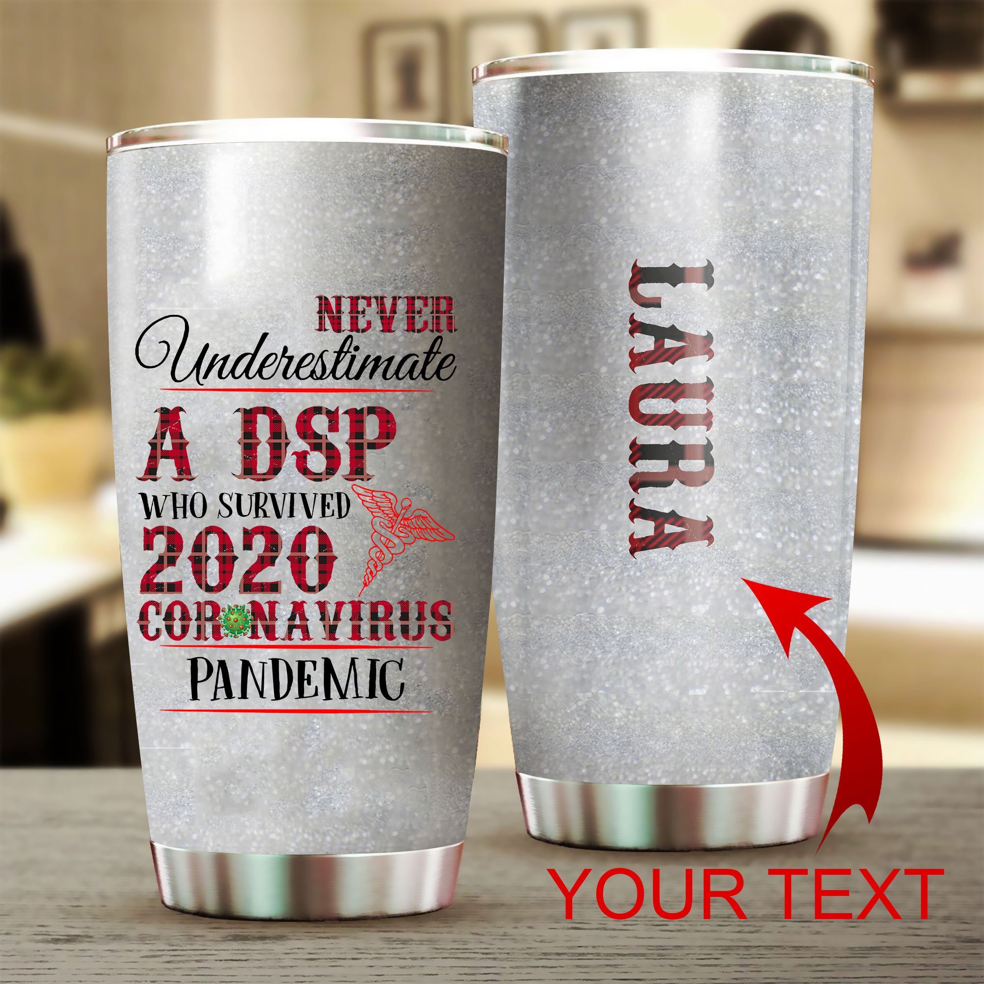 Personalized Never Underestimate A DSP Tumbler 2020