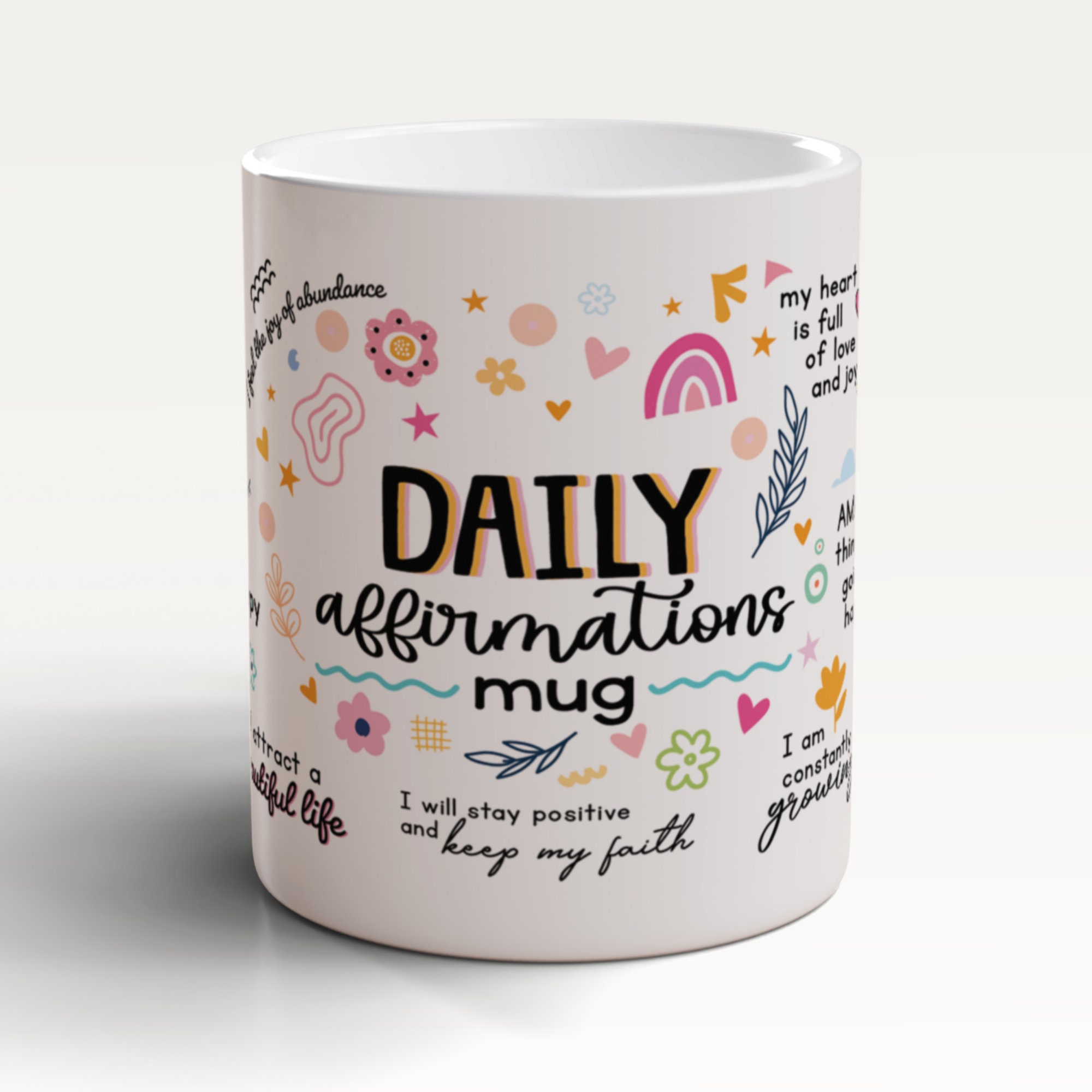 Daily Affirmations Mug, Affirmations Mug