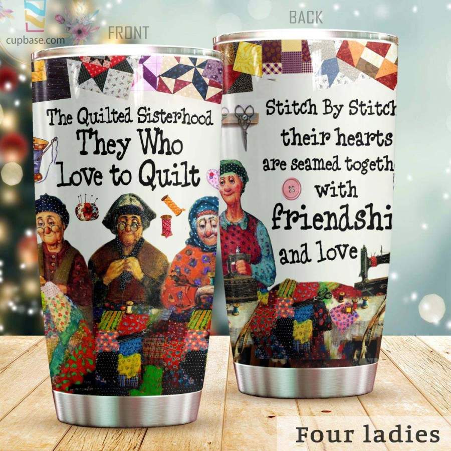 They Who Love To Quilt GS-CL-KL2512 Tumbler