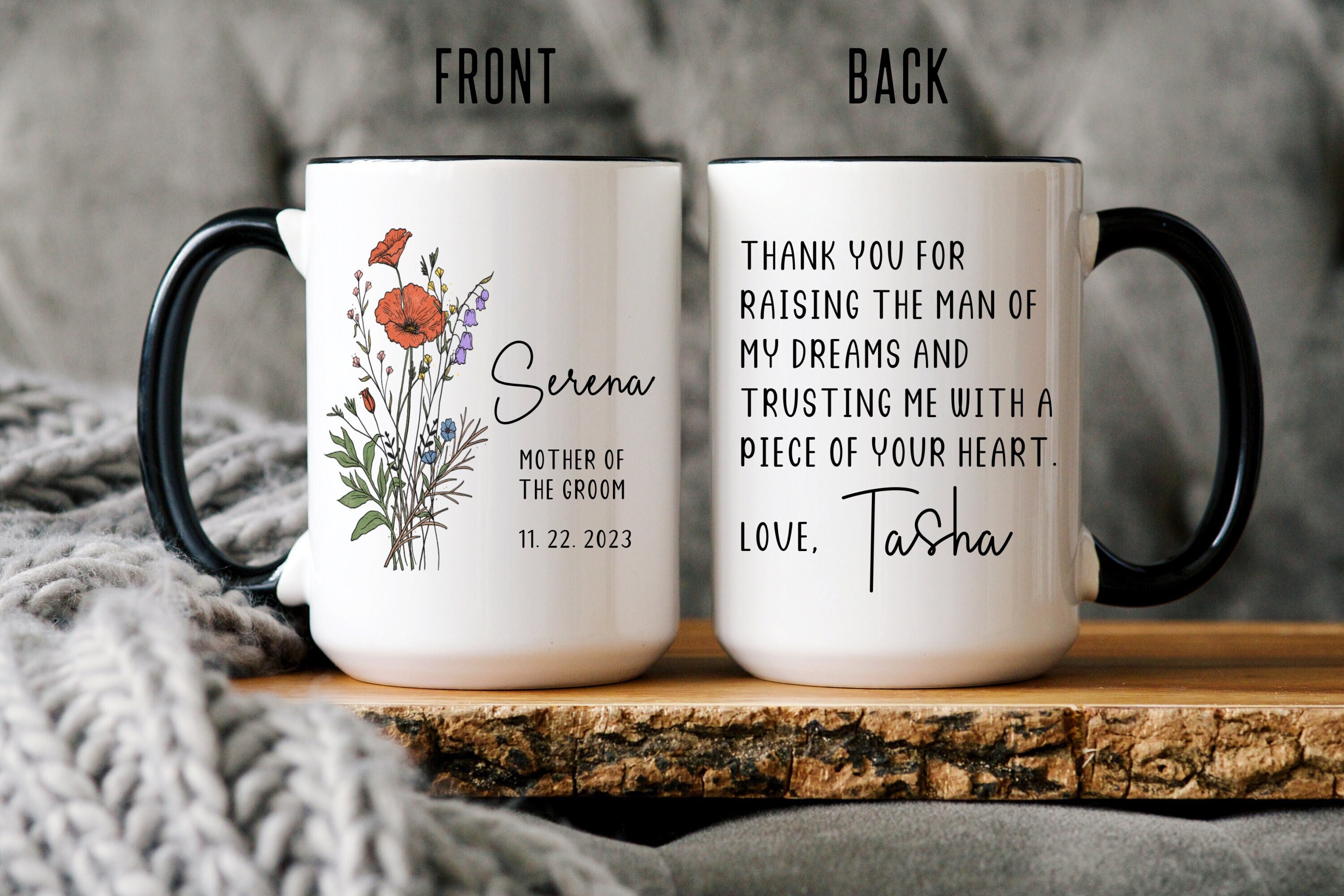 Personalized Mother In Law Wedding Gift , Mother Of The Groom Gift, Mother Of The Groom Mug, Mother Of The Groom Gift From Bride