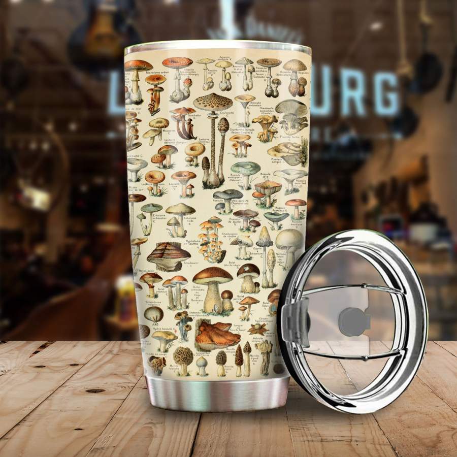 Amazing Mushroom Art Stainless Steel Tumbler