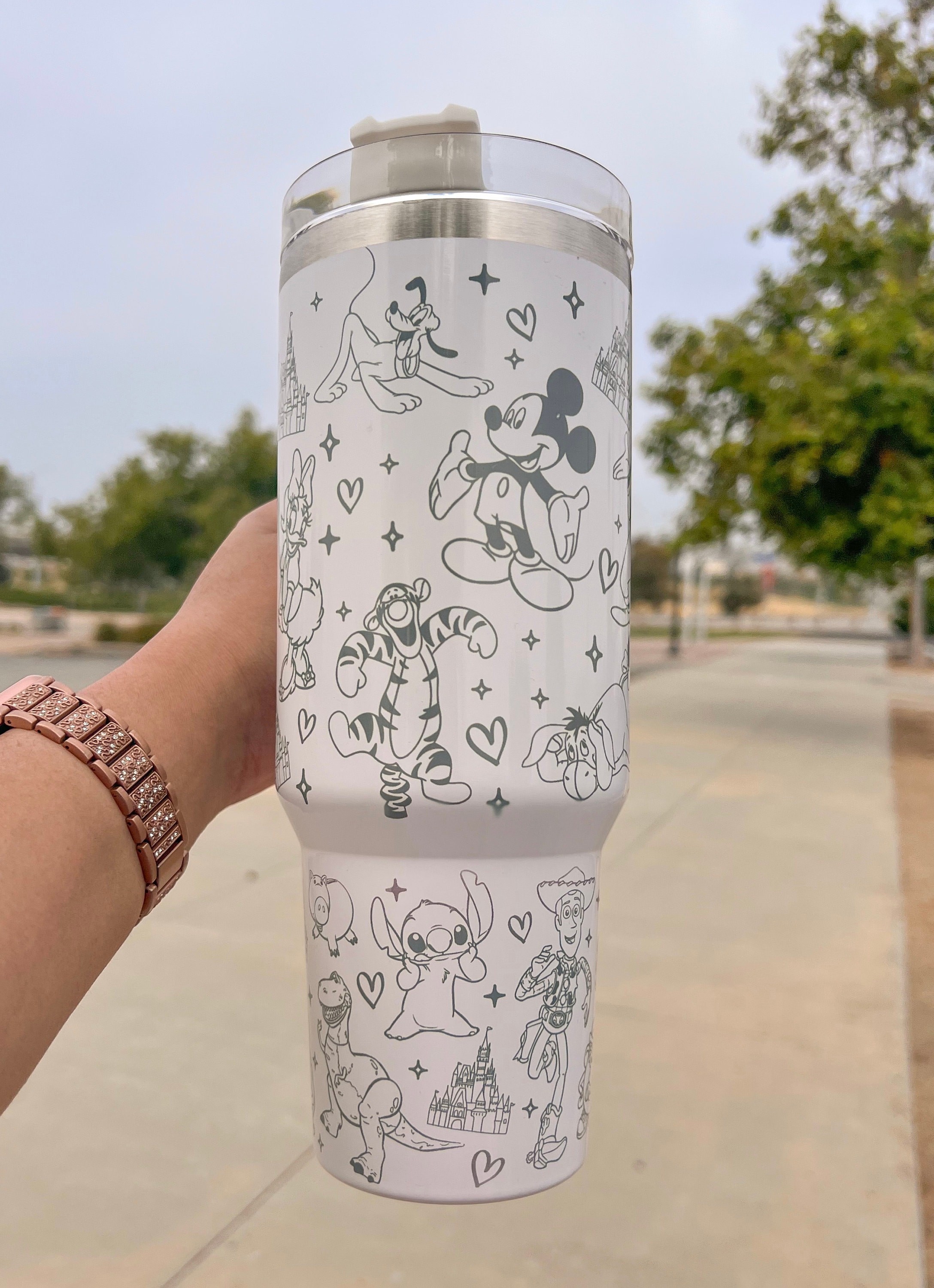 B&W Magic park 40 oz tumbler | 40 oz tumbler| travel mug |