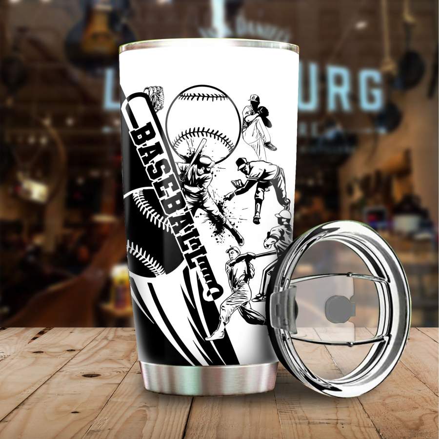 Baseball Stainless Steel Tumbler