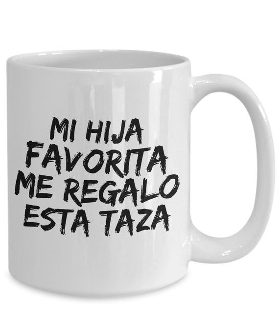 Regalo para papa dia del padre de hija taza fathers day gift, dia de las madres