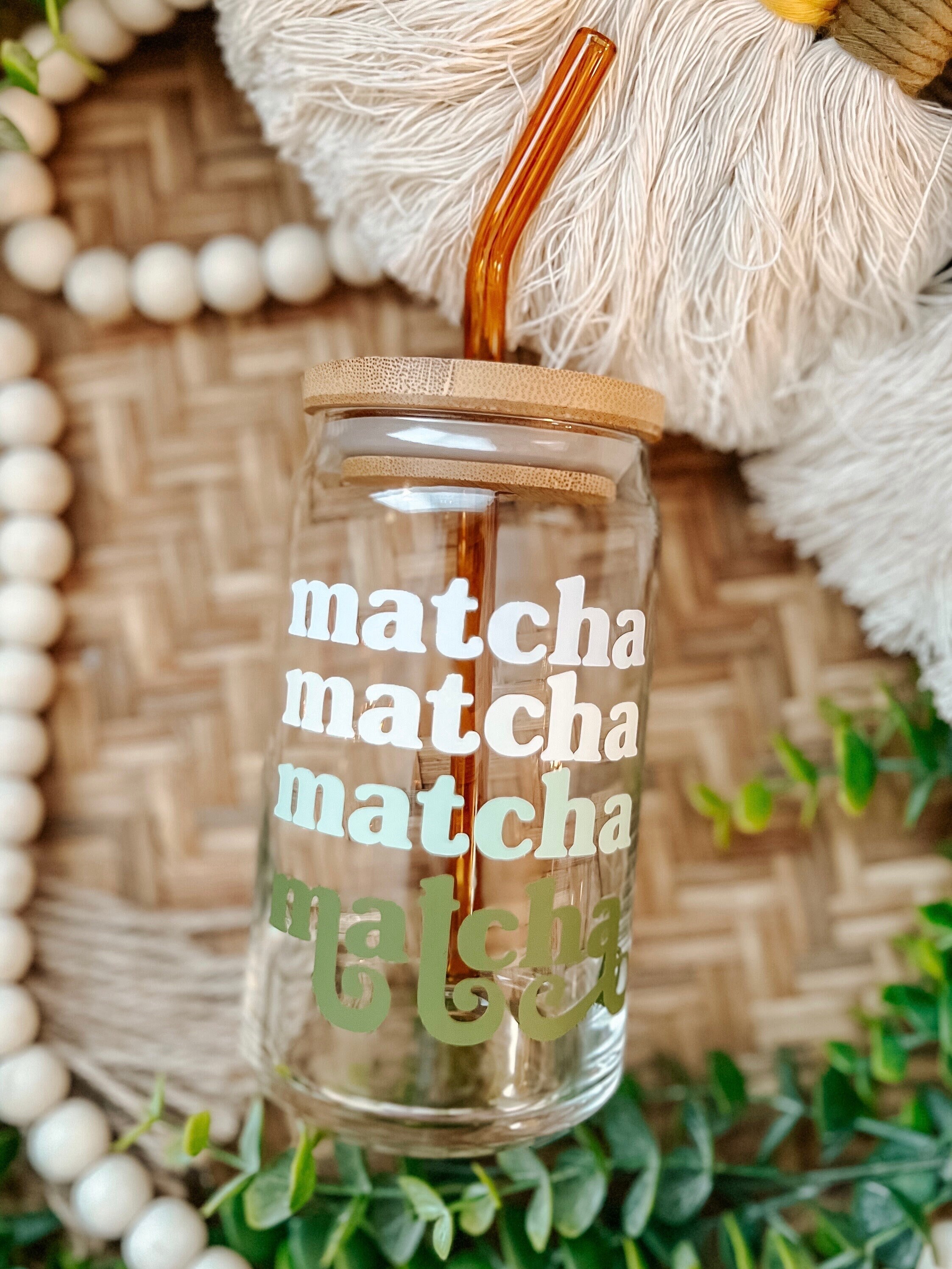 Matcha Beer Can Glass | Matcha Cup | Matcha Lover | Trendy Cup