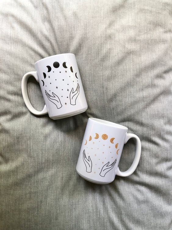 Moon Witch Herbal Tea Cup Coffee Mug