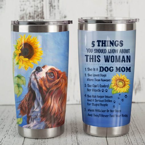 Cavalier King Charles Spaniel Dog Steel Tumbler, Mother’S Day Gifts, Birthday Gifts For Dad, Best Gifts For Mom, Gift For Brother, Mother’S Day Ideas