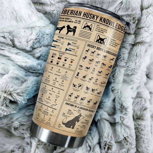 Love Siberian Husky Stainless Steel Tumbler, Birthday Gift, Birthday Gifts For Best Friend, Gifts For New Moms, Gifts For Grandma, Father’S Day Gifts