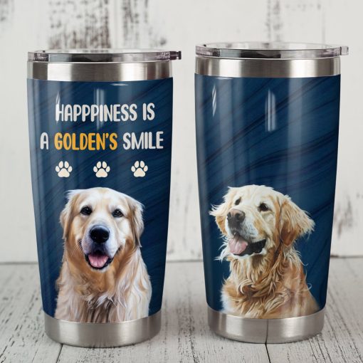 Golden Retriever Dog Steel Tumbler, Mother’S Day Ideas, Moms Mother Day Gifts, Gift For Mother, New Dad Gifts, Birthday Gift, Gifts For New Moms