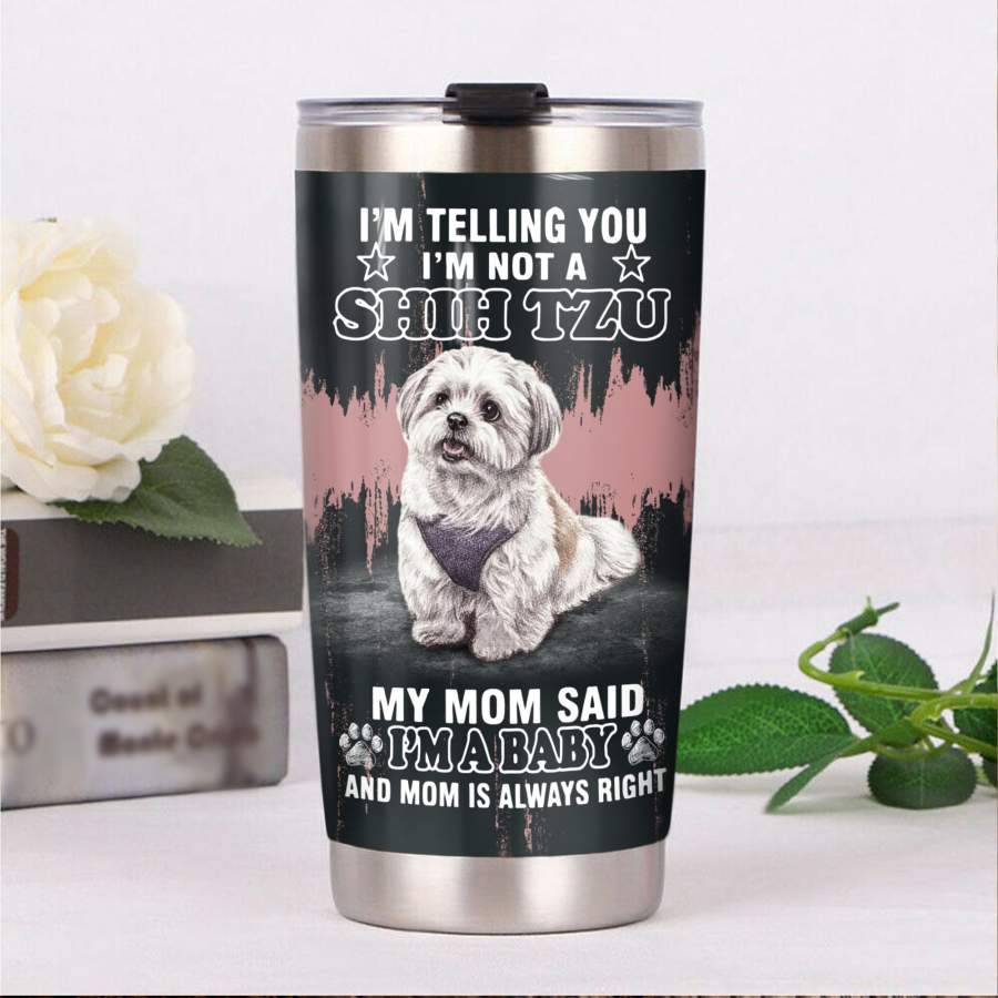 Shih Tzu Dog Steel Tumbler JR2109 82O60