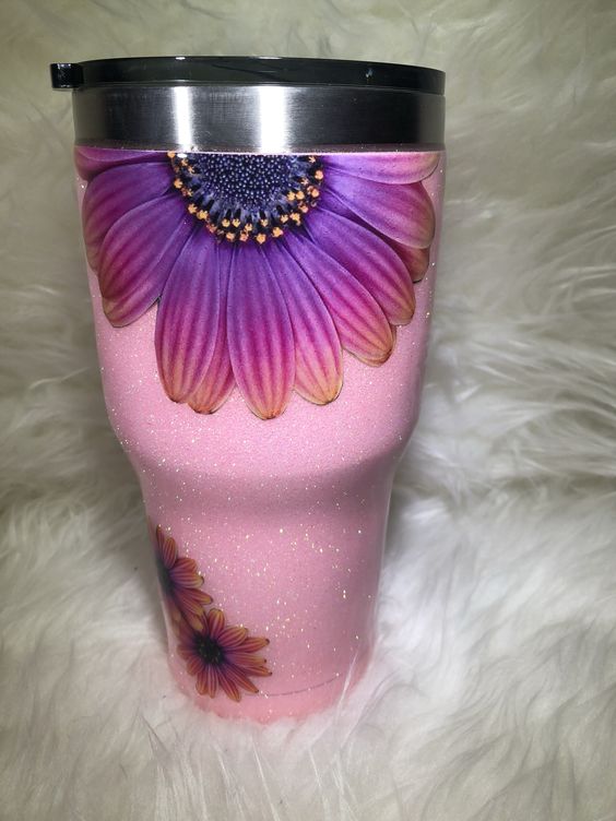 Pink Gerbera Daisy Tumbler