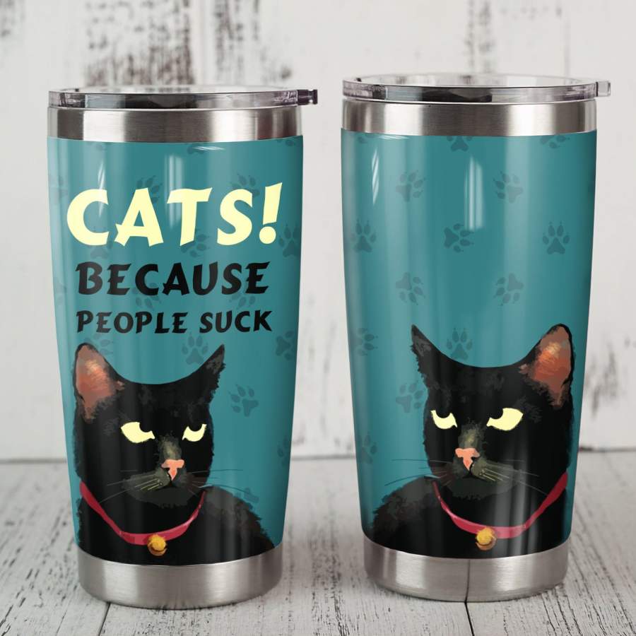 Black Cat Steel Tumbler MR1702 71O51