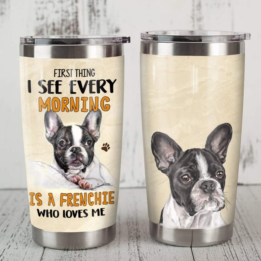 French Bulldog Steel Tumbler JR3107 87O34