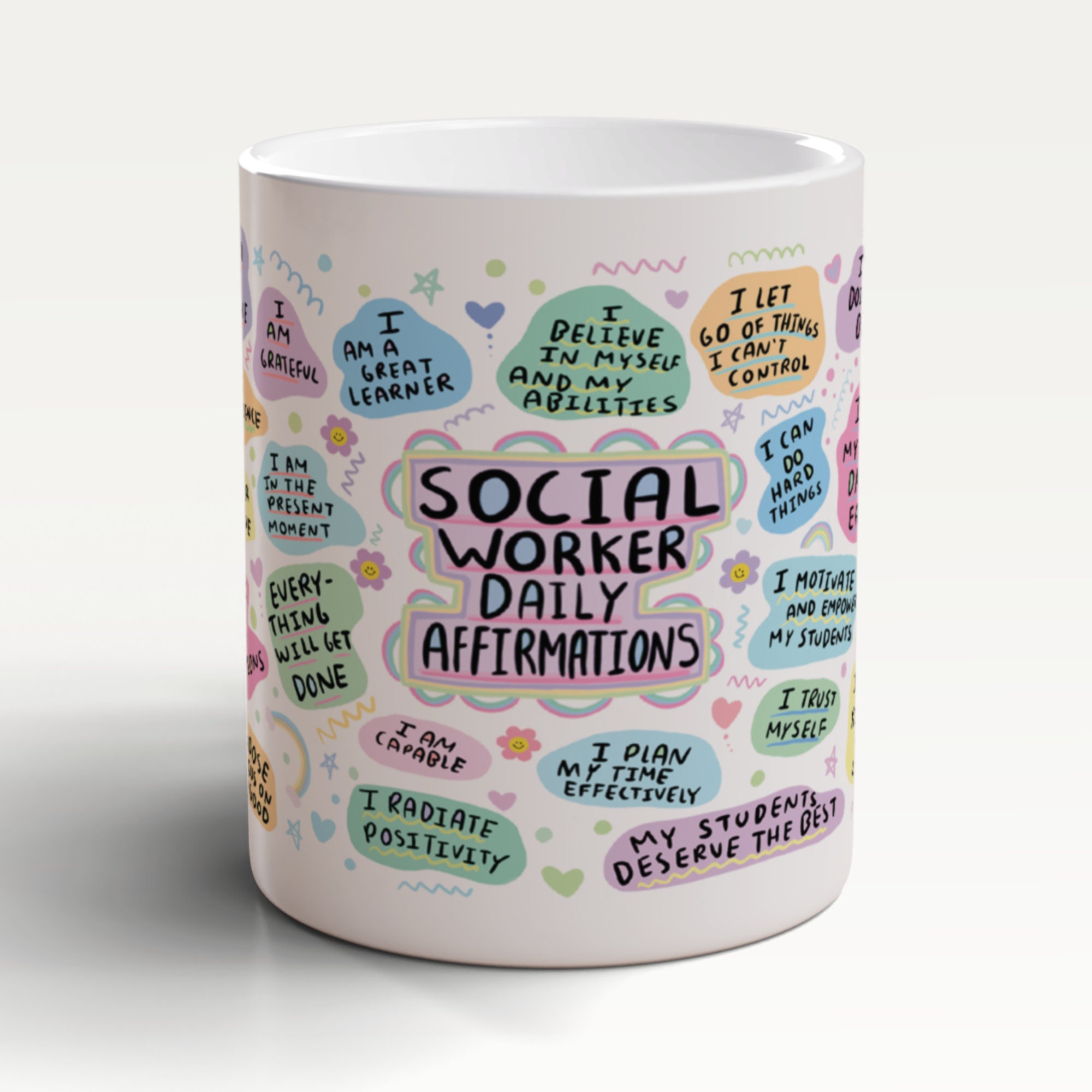 Social Worker Mug, Social Worker Gift, Social Work Gift, Social Worker Coffee Mug, Gift For Social Worker, Social Worker Cup, Affirmations