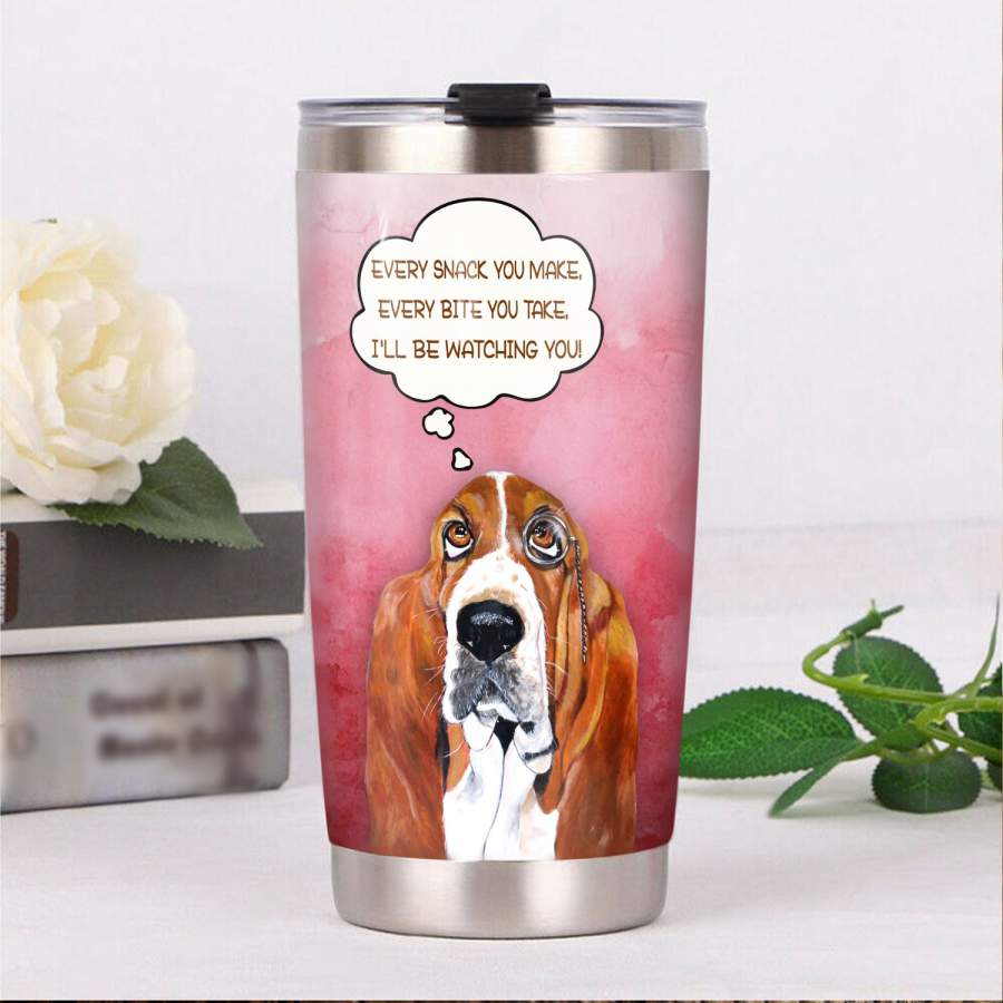 Basset Hound Dog Steel Tumbler MR0707 71O49