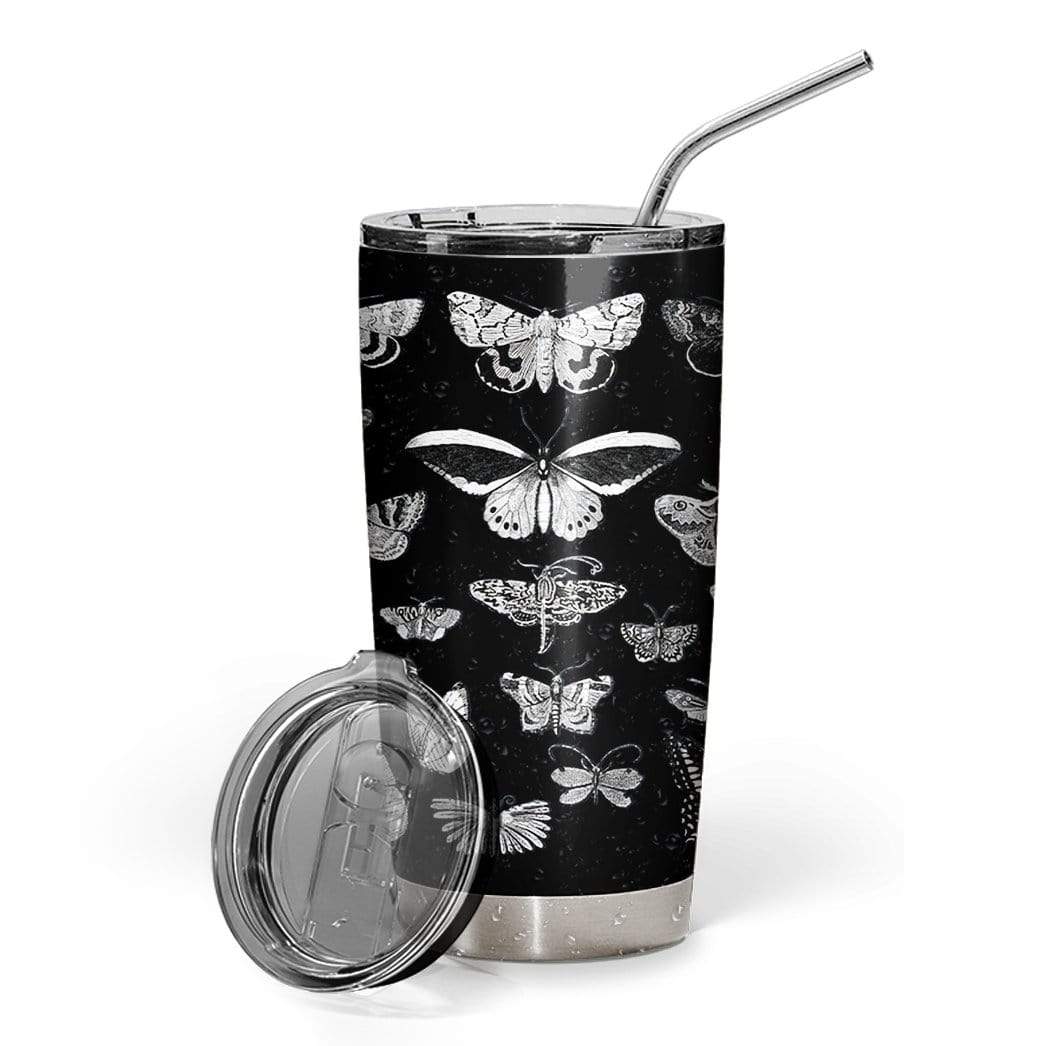 Gearhuman 3D Custom Butterfly Design Vacuum Insulated Tumbler